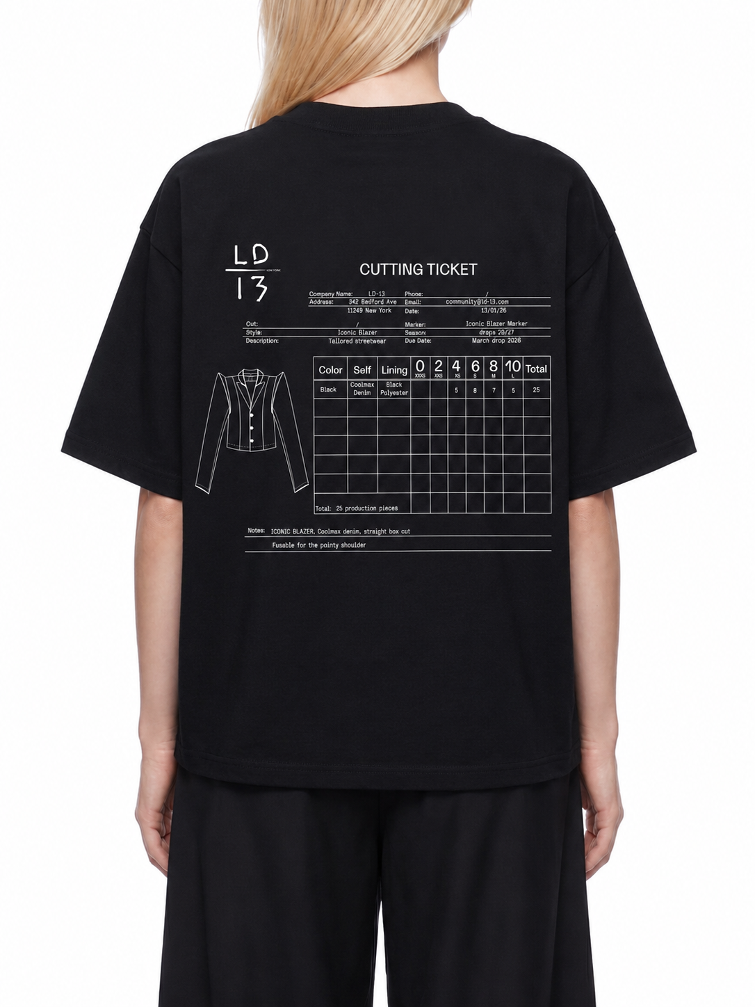LD-13 t-shirt studio
