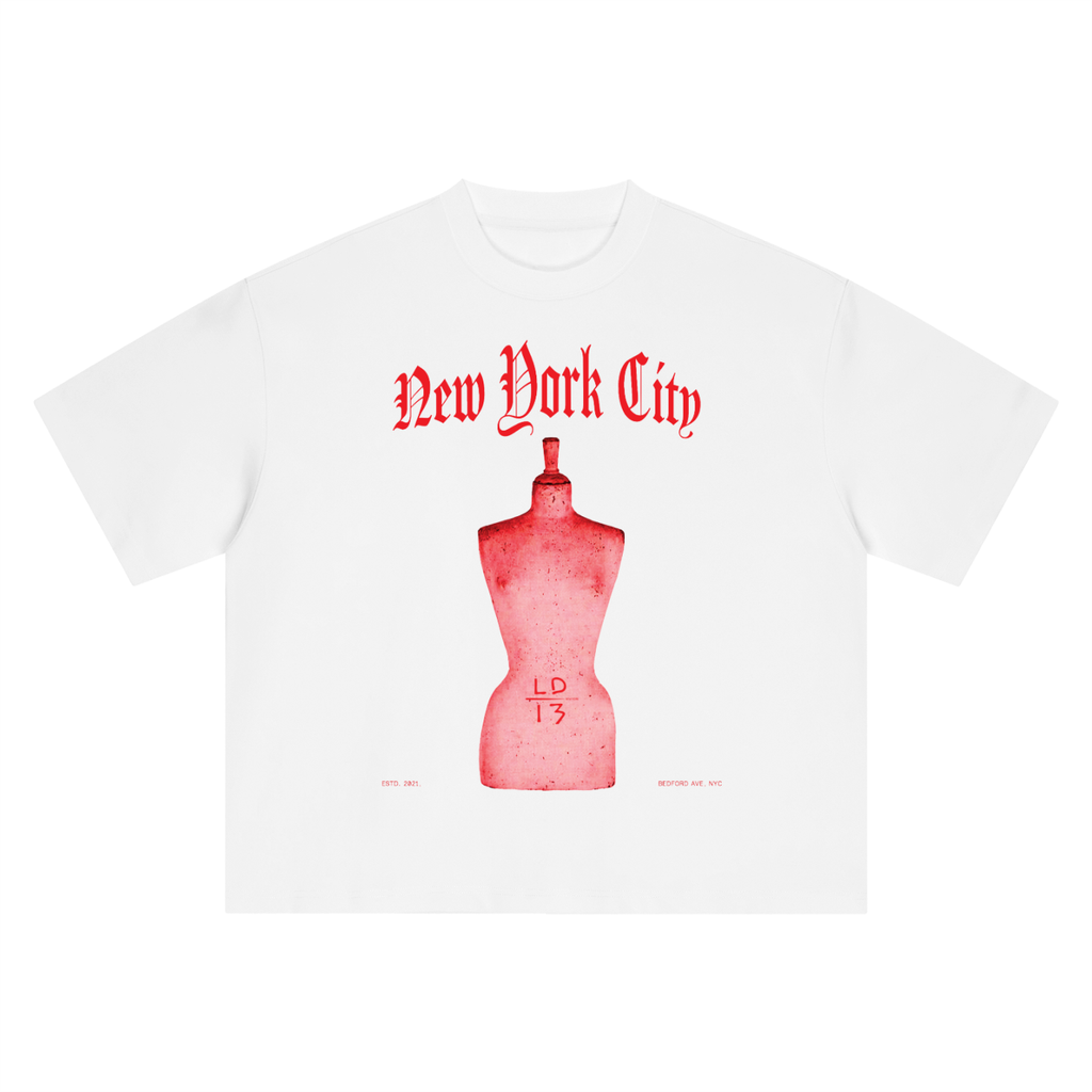 a boxy oversized t-shirt