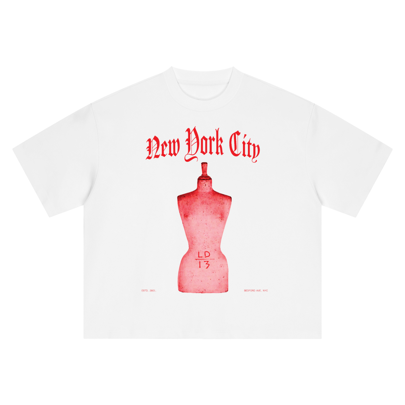 a boxy oversized t-shirt