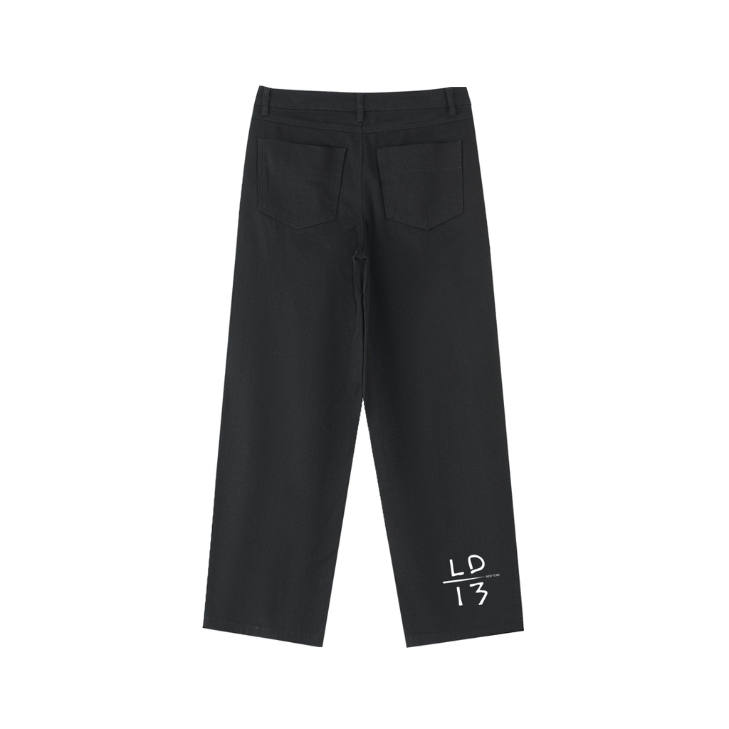 Heavyweight Cotton Straight-Leg Pants