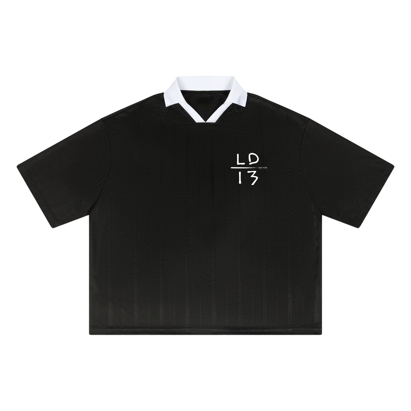 LD-13 soccer jersey black