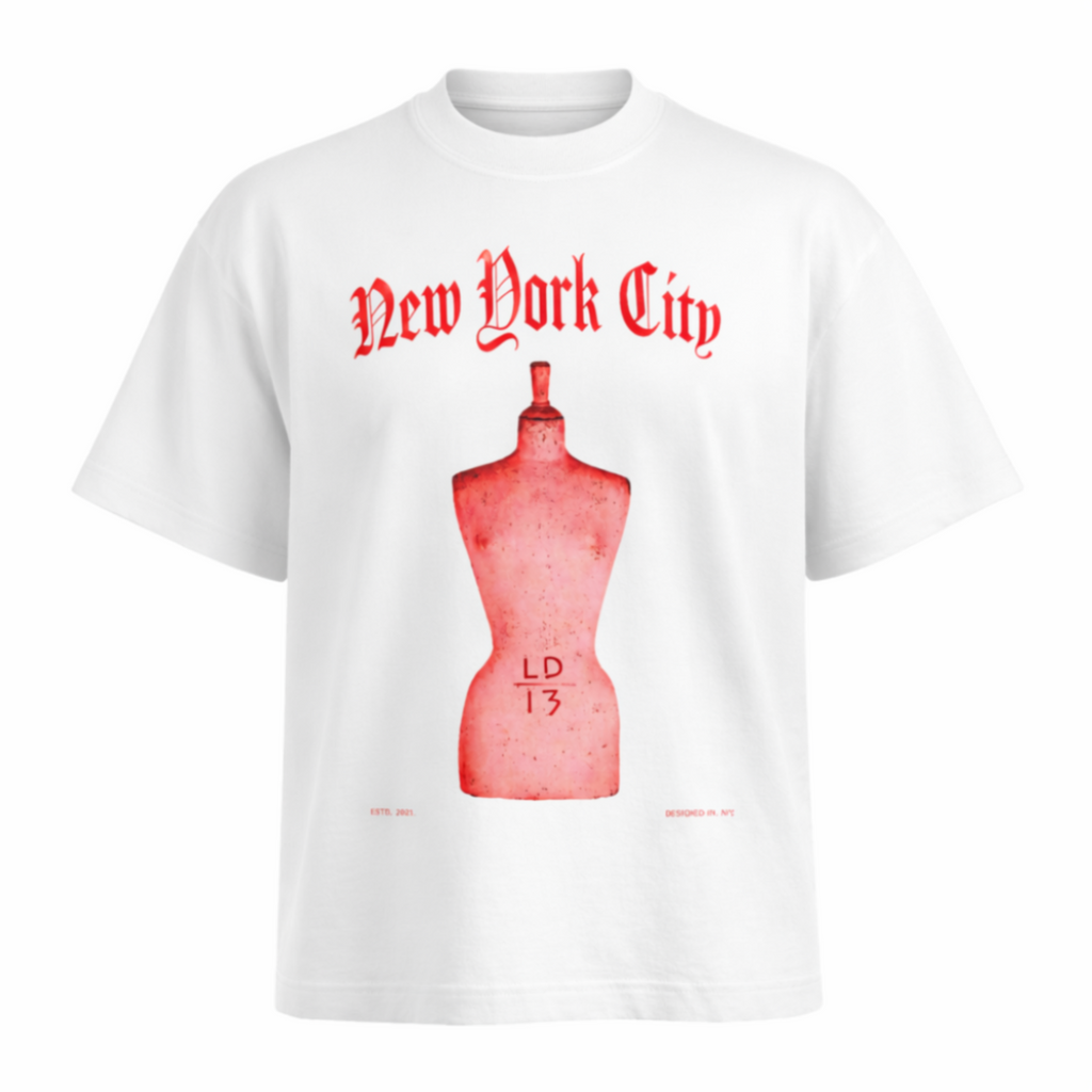 a boxy oversized t-shirt