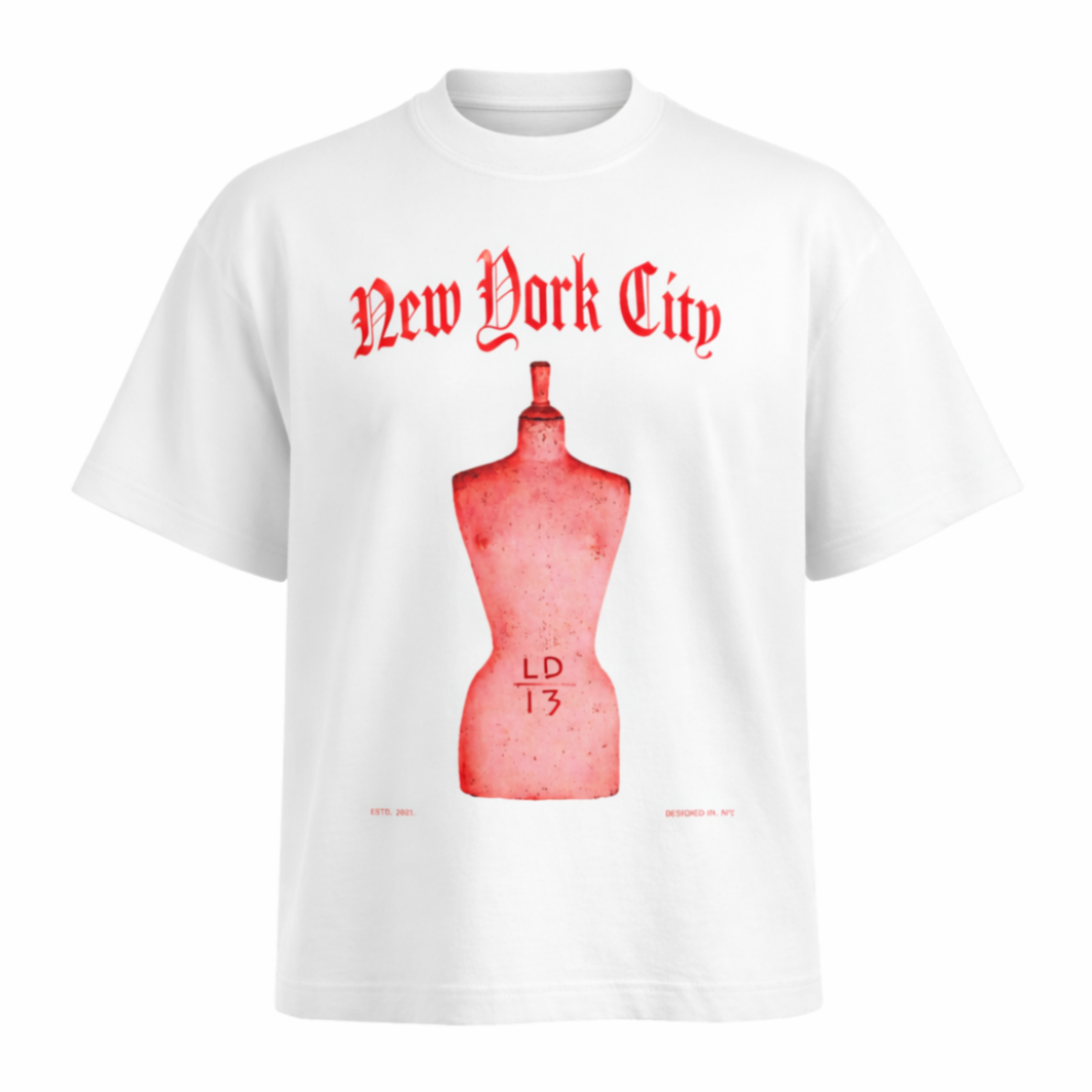 a boxy oversized t-shirt