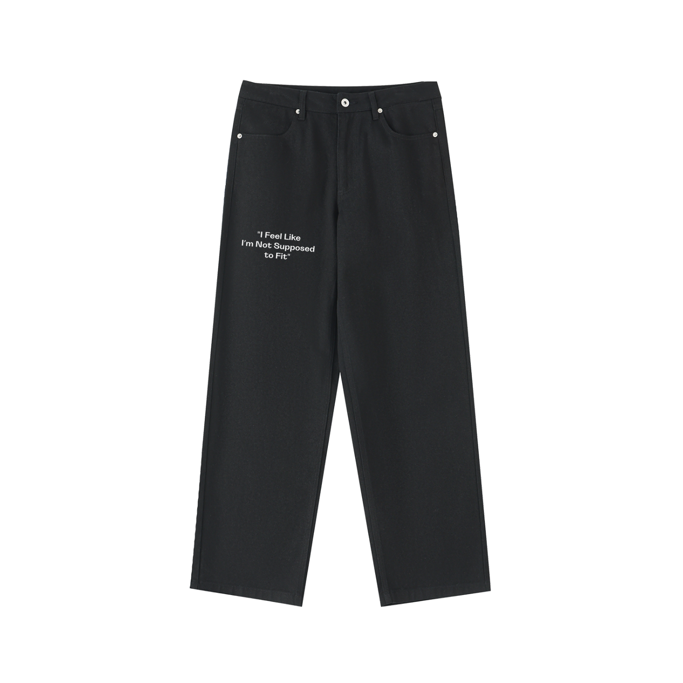 Heavyweight Cotton Straight-Leg Pants