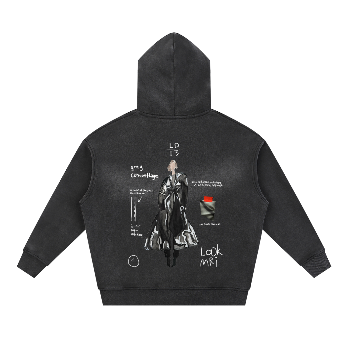 LD-13 zipper hoodie