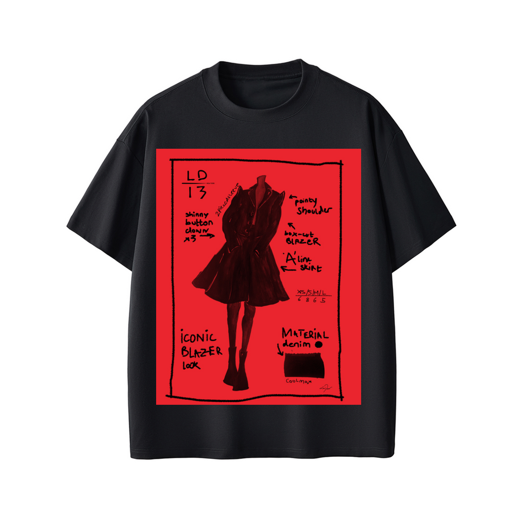 LD-13 t-shirt sketch