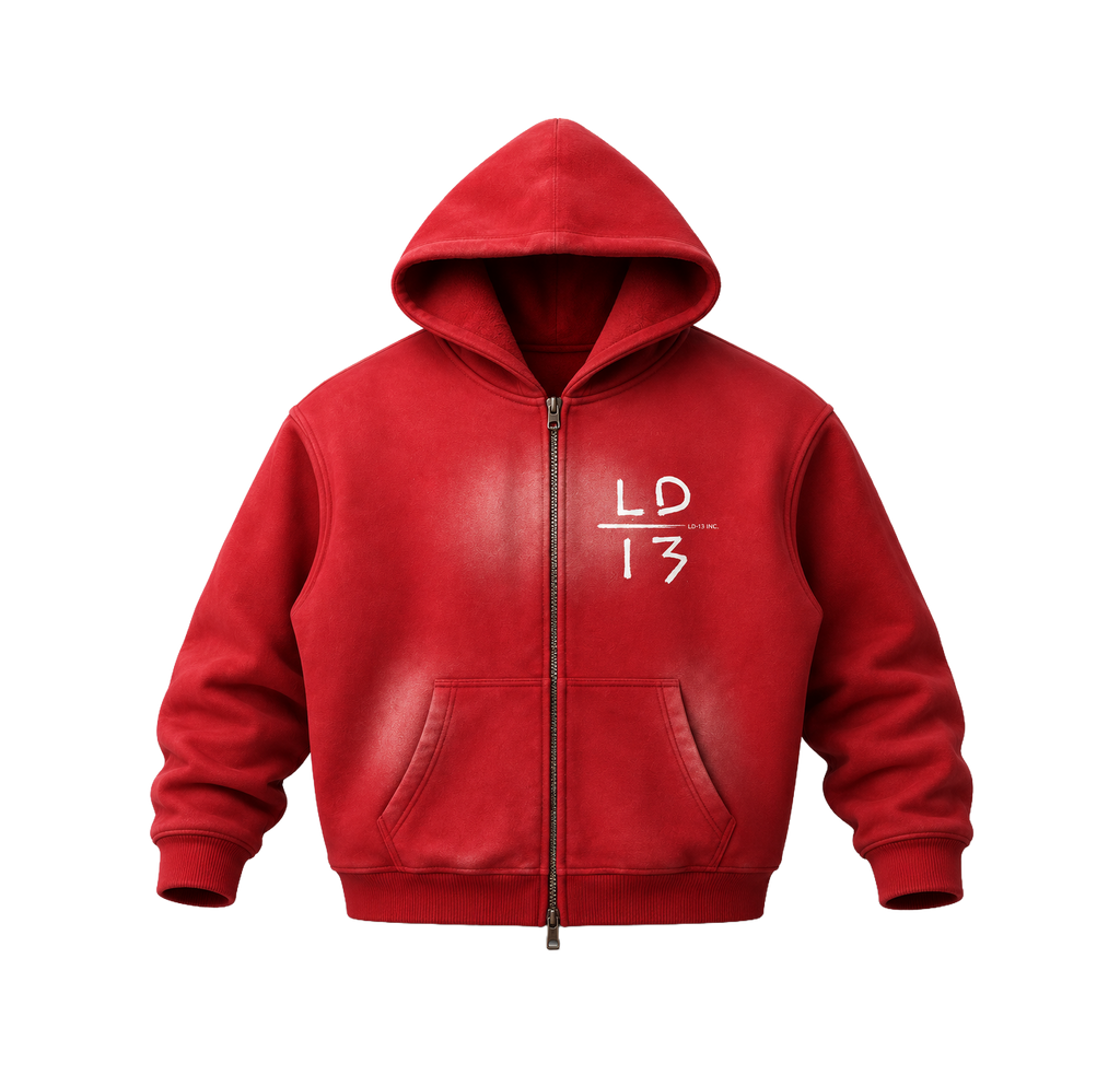 LD-13 zipper hoodie studio