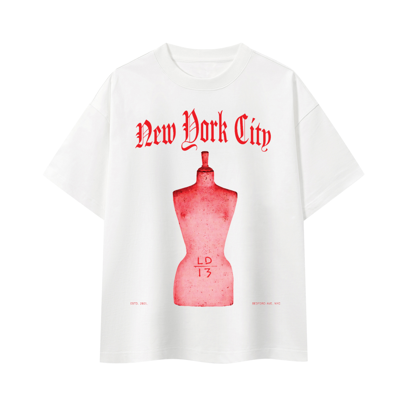 a boxy oversized t-shirt