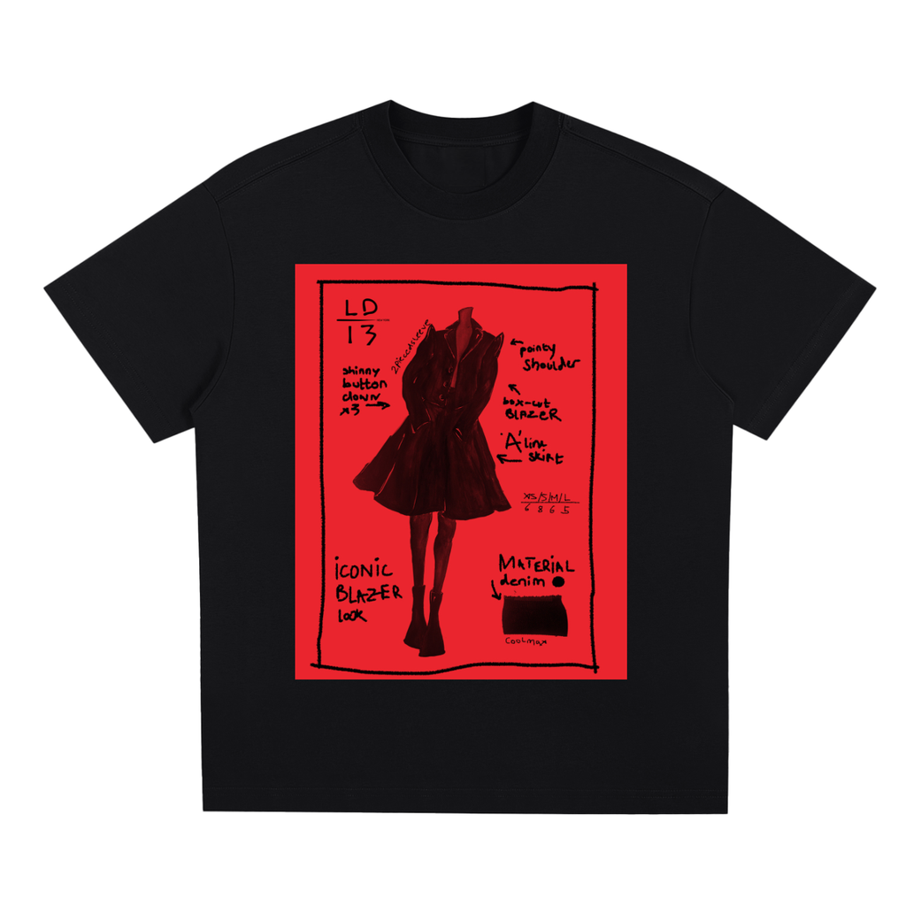 LD-13 t-shirt sketch