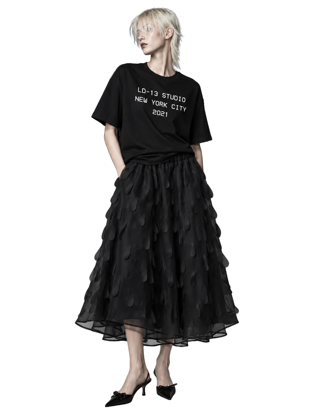 LD-13 skirt cuticle black